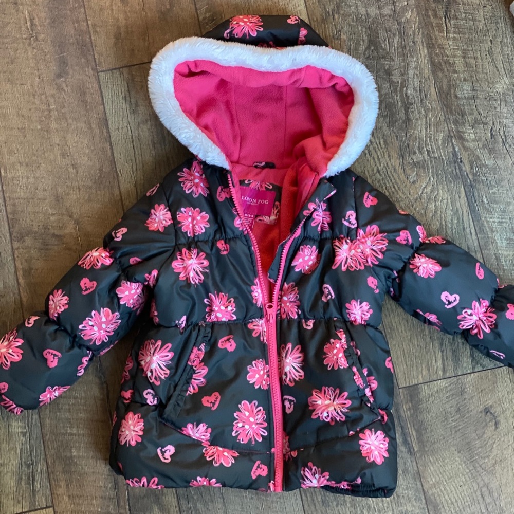 Girls London Fog Jacket 5/6